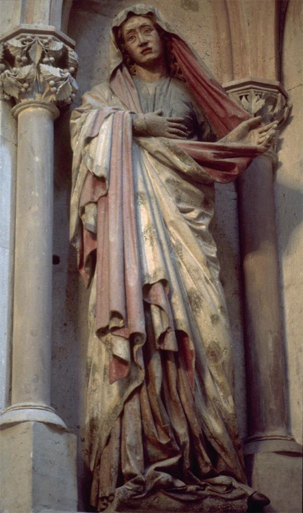 Figure 2. Naumburg Cathedral, choir screen, Crucifixion (detail), ca. 1255