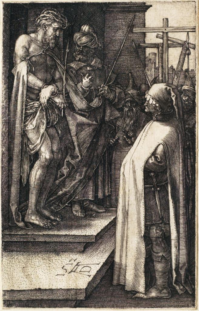 Figure 1: Albrecht Dürer’s Ecce Homo in “Engraved Passion” series, 1507-1512