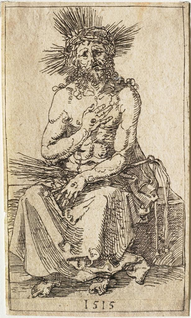 Figure 4: Albrecht Dürer’s Man of Sorrows Seated (1515)