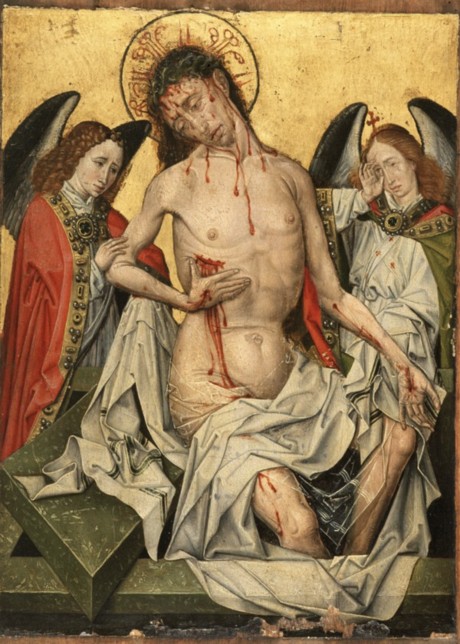 Figure 3: Entourage of Master of Flemalle Man of Sorrows (c1430)