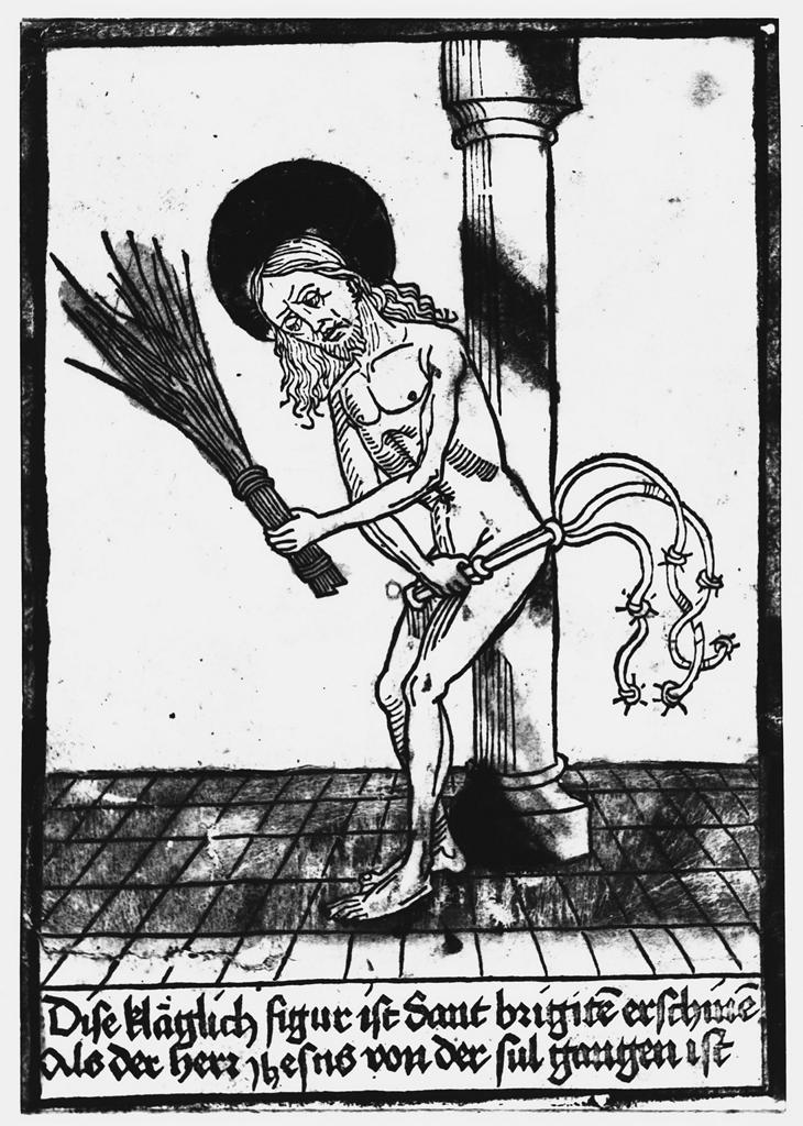 Figure 3. Christ as Man of Sorrows, artist unknown, 15th century woodcut.
