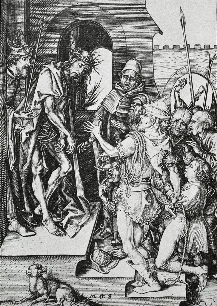 Figure 2: Martin Schongauer’s Ecce Homo, 1480