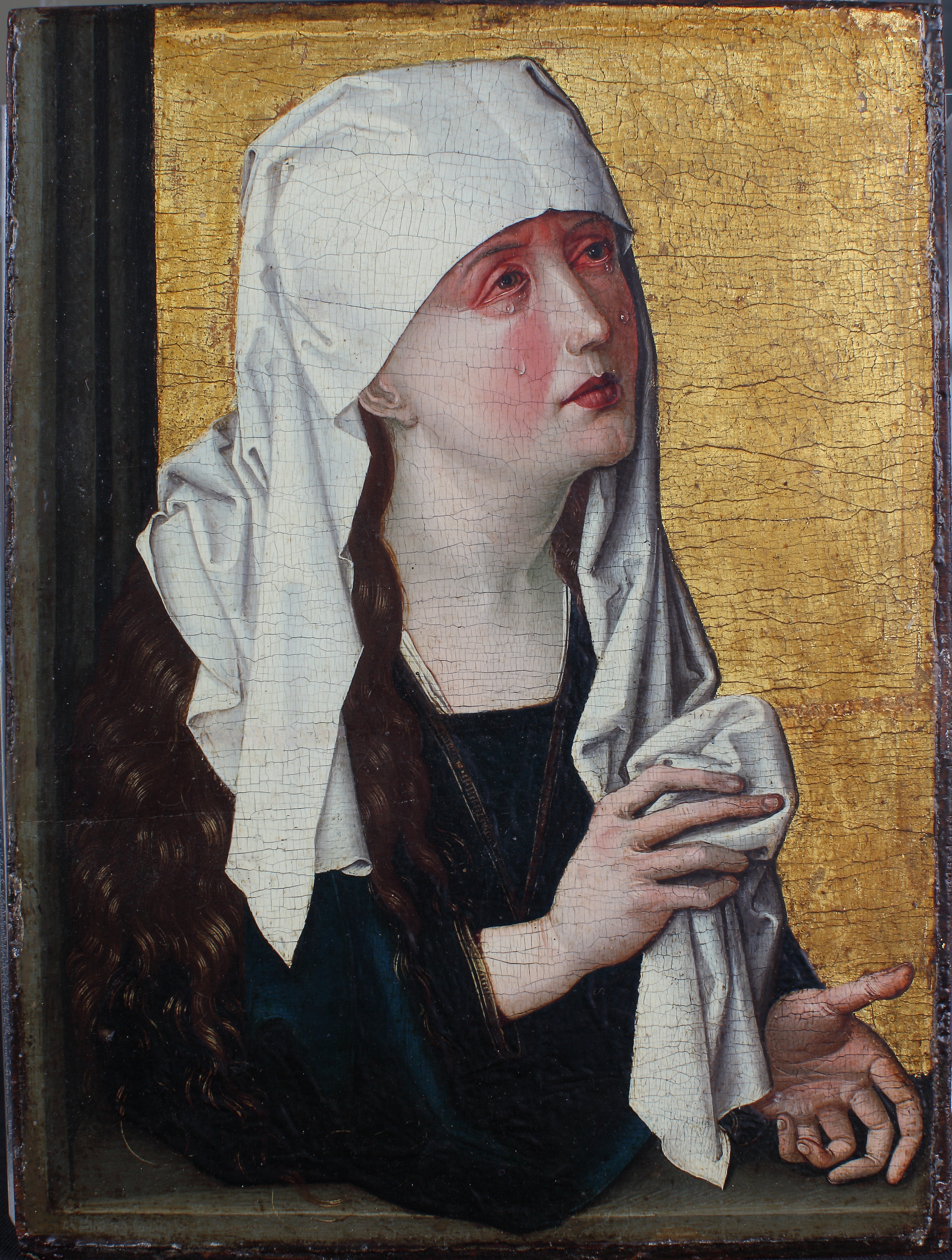 Master of the Stötteritz Altar, Mother of Sorrows, oil on panel, Germany, c. 1470-1480. Jacksonville, FL, The Cummer Museum of Art, Gift of Mrs. Clifford G. Schultz in memory of Mr. Clifford G. Schultz, AG 1984.1.1.