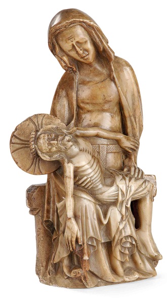 Figure 2. Anonymous, Alabaster Pietà, French, First half of 15th Century