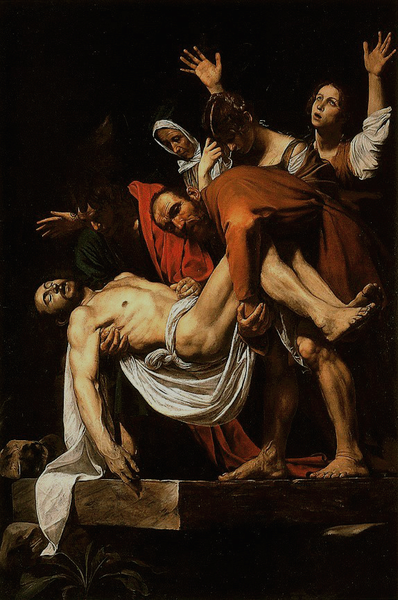 Figure 5. Caravaggio: The Entombment, c. 1602-1604. Oil on canvas