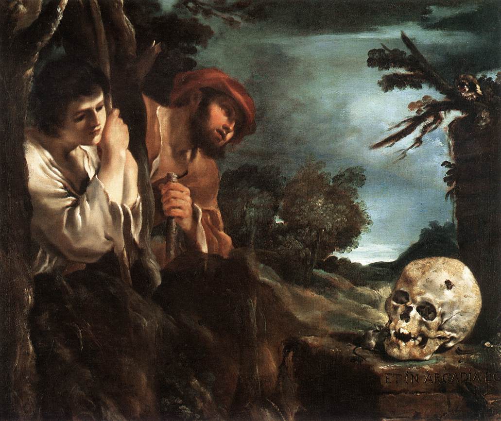 Giovanni Francesco Barbieri, Et in Arcadia ego, ca. 1618–1622 