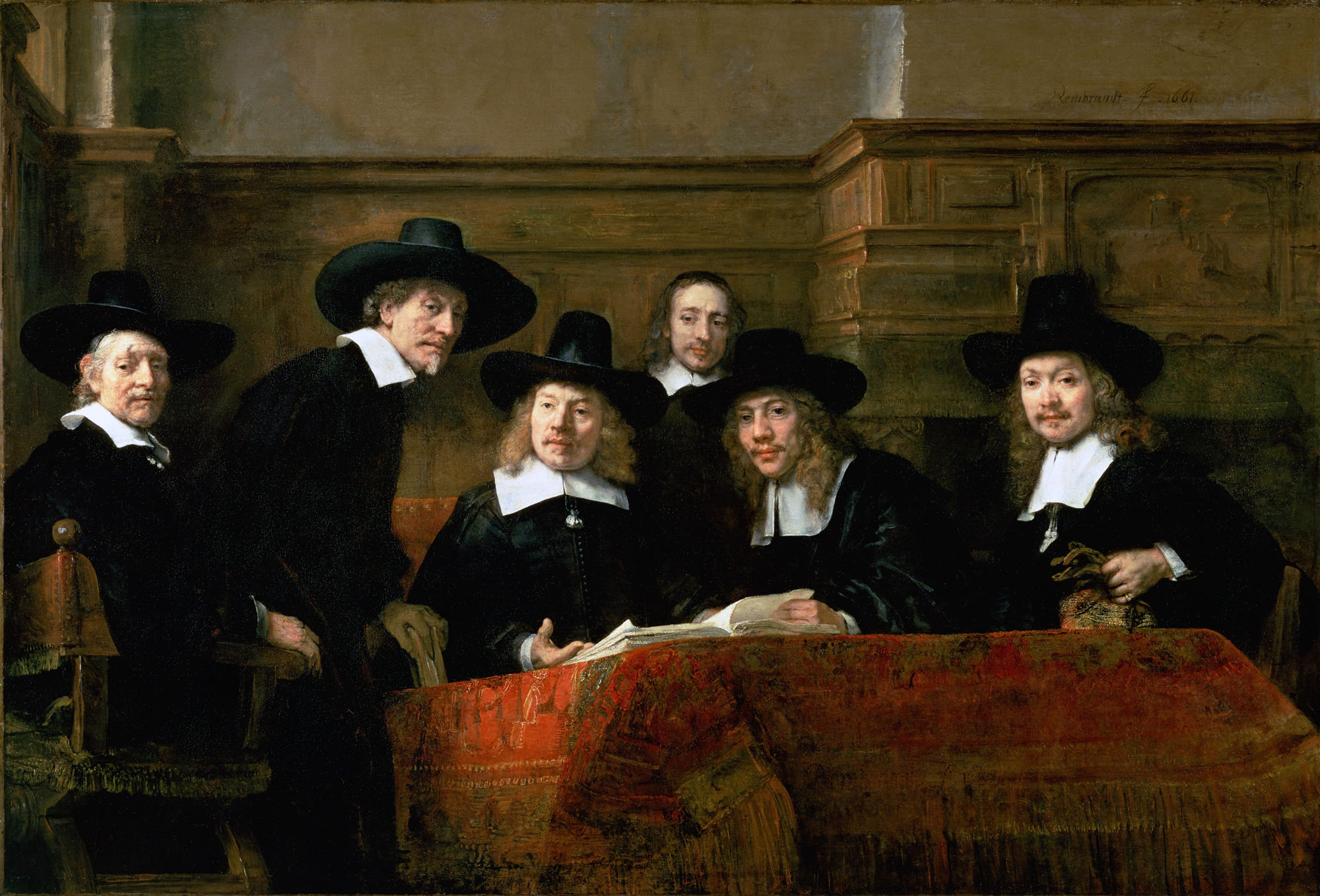 Figure 5. Rembrandt, The Syndics of the Clothmaker’s Guild, 1662
