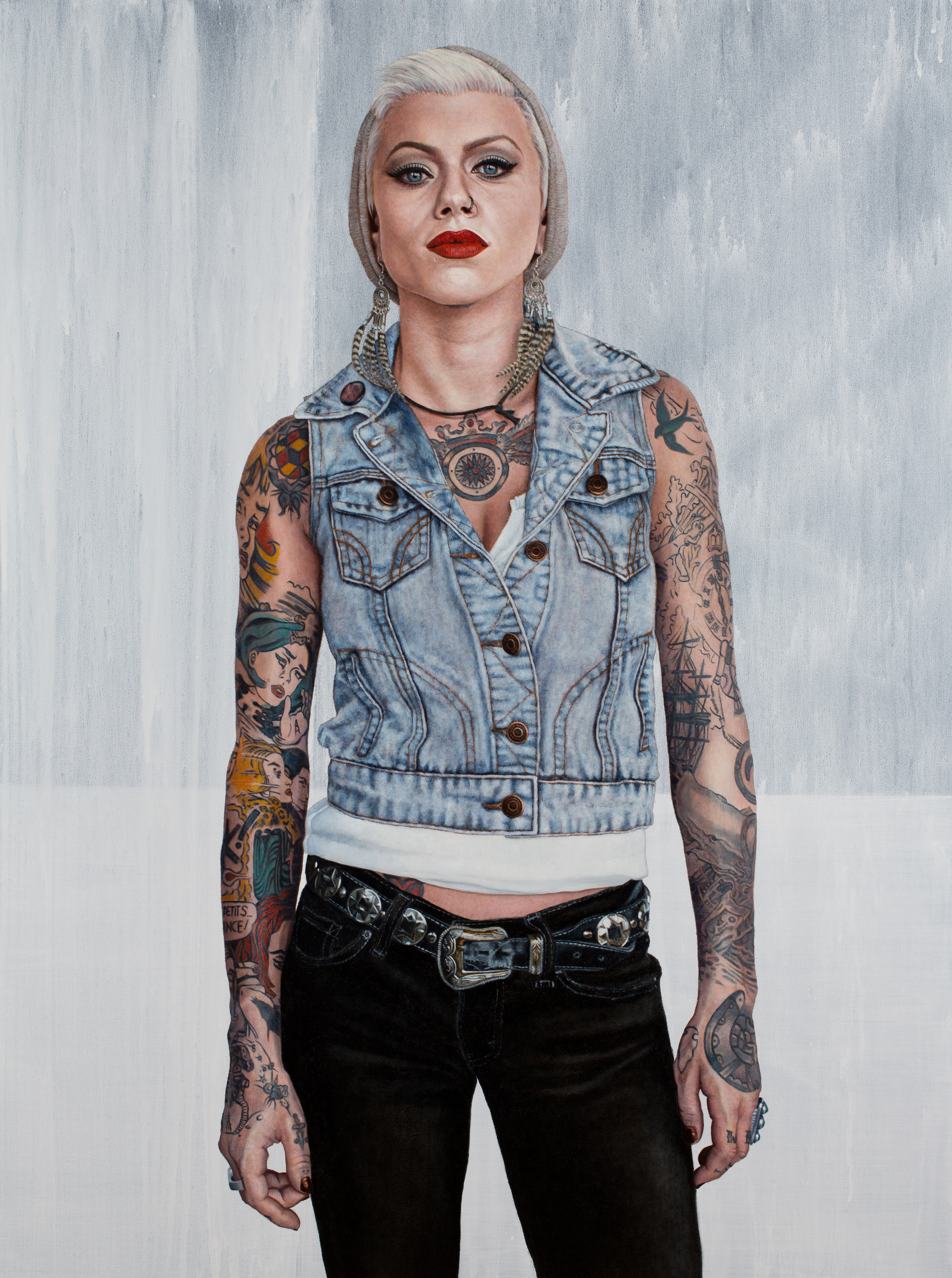 Frank Oriti, I'd Rather Sink, Oil and Acrylic on Canvas, 2013