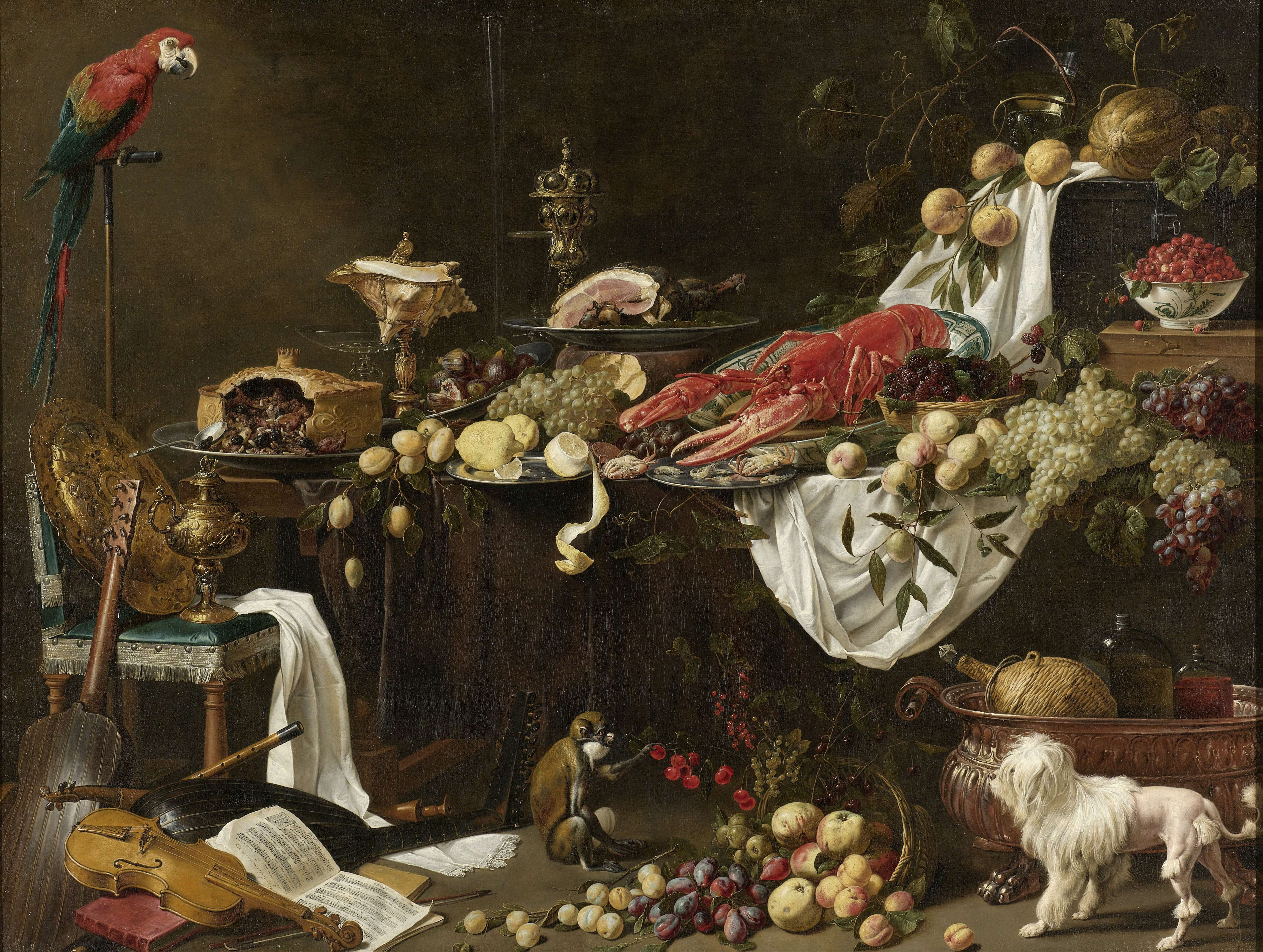 Figure 6. Adrian van Utrecht, Banquet Still Life, 1644